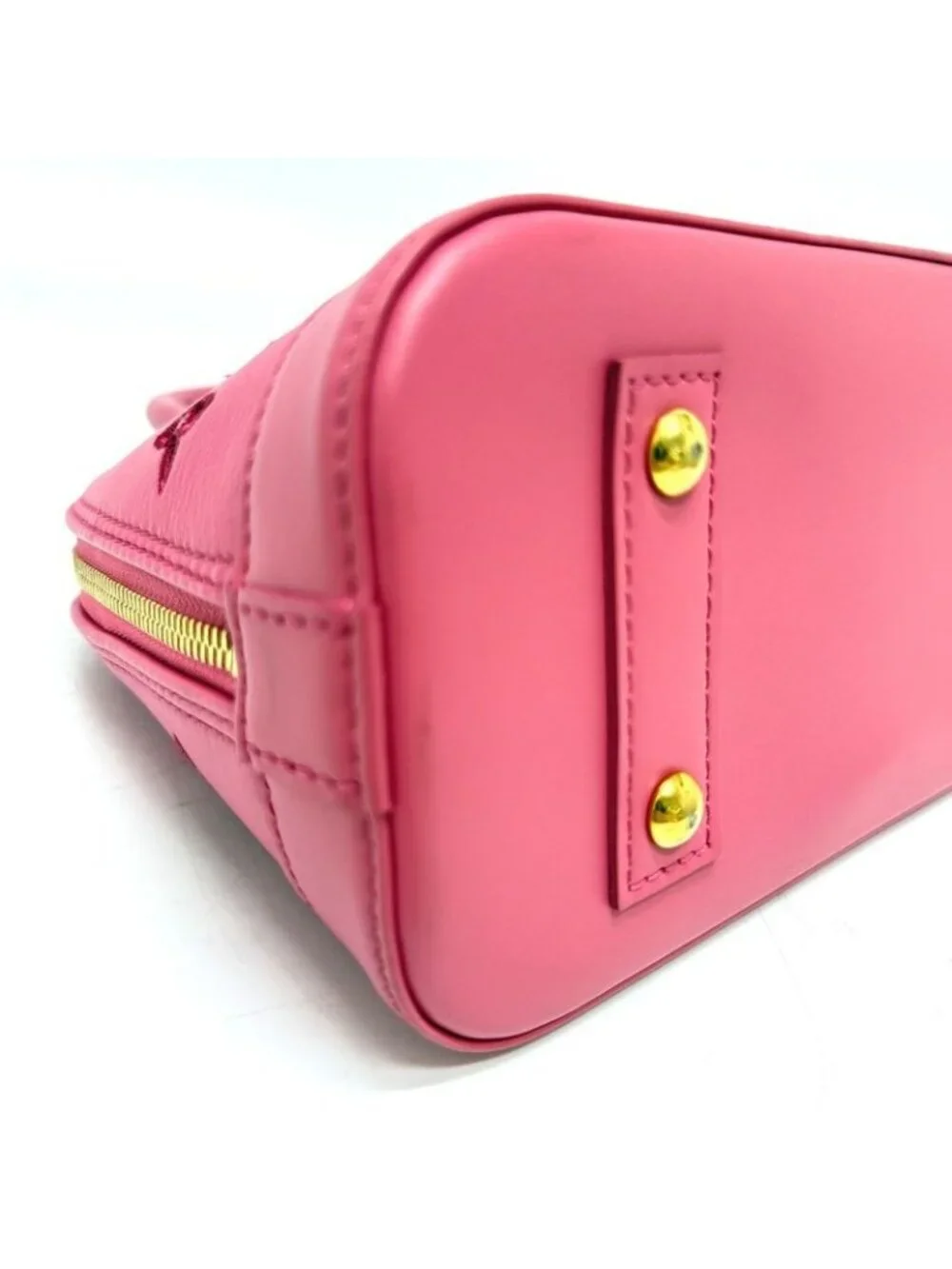 Louis Vuitton Handbag Broderie Anglaise Alma BB Leather Pink - Picture 6 of 9